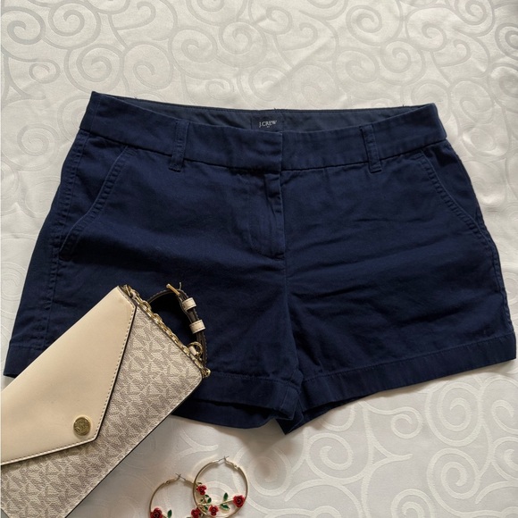 J. Crew Blue Bermuda Shorts Tailored Classic Style - Picture 1 of 4